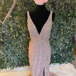 Jadore crystal beaded gown, never worn